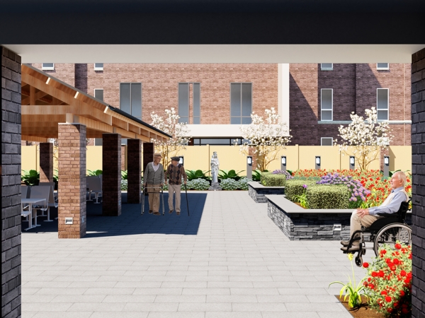 Garth Courtyard Entry