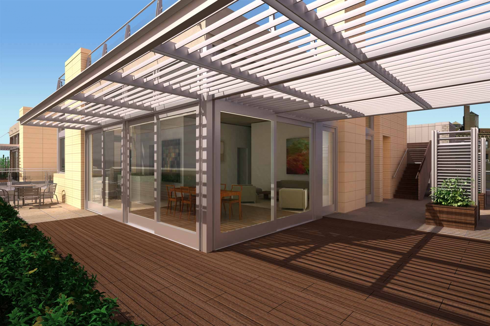 West 88th Street Condominium Terrace Entry