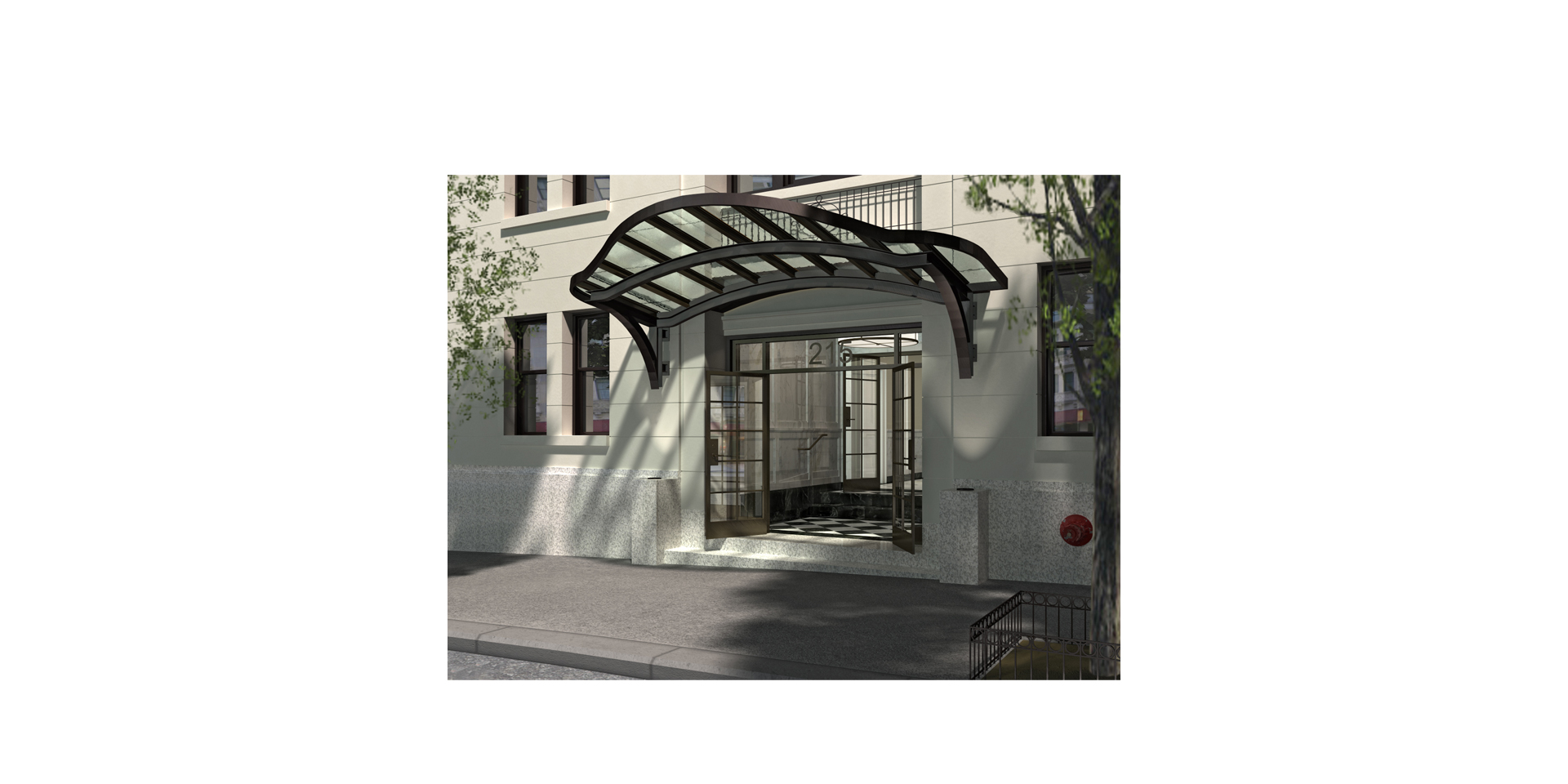 Render 2 with white space